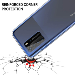 Silicone Gel Back Case Clear Cover For Huawei Y7a PPA-LX3 Slim Fit Look